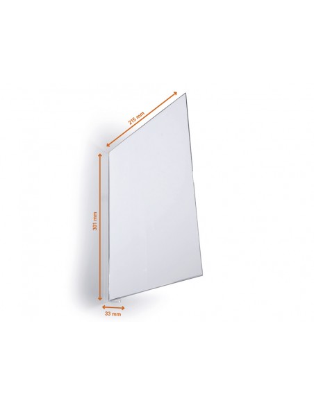 Señal de pasillo adhesiva durable din a4 vertical pack de 10 unidades