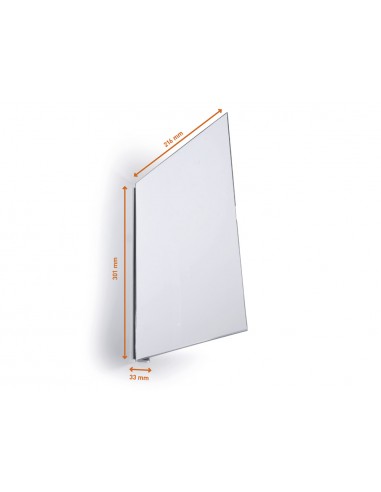 Señal de pasillo magnetica durable din a4 vertical pack de 10 unidades