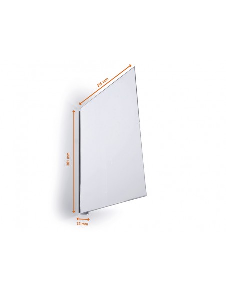 Señal de pasillo magnetica durable din a4 vertical pack de 10 unidades