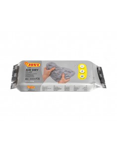 Pasta para modelar jovi air dry clay 500 gr gris