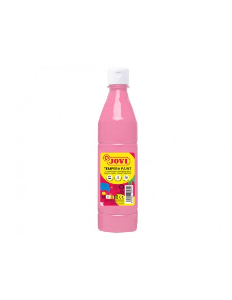 Tempera liquida jovi rosa botella de 500 ml
