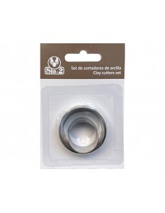 Cortador metalico sio-2 redondo set de 3 piezas