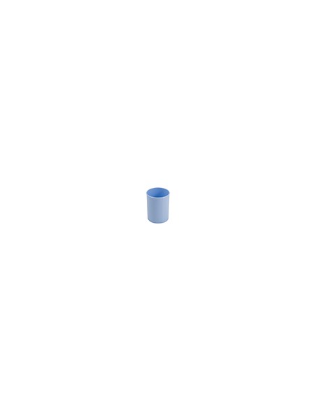 Cubilete portalapices faibo azul pastel opaco plastico diametro 78 mm alto 100 mm