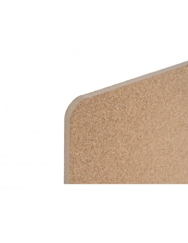 Tablero corcho sin marco bi-office eco doble cara 400x300 mm
