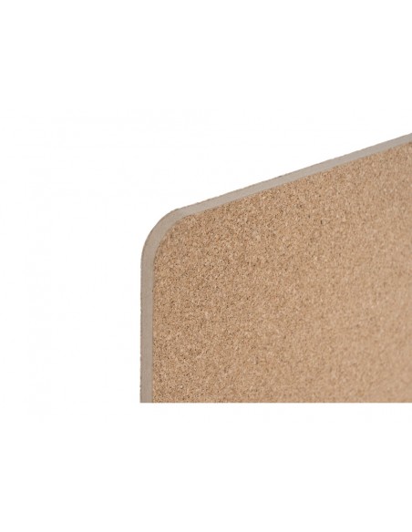 Tablero corcho sin marco bi-office eco doble cara 400x300 mm