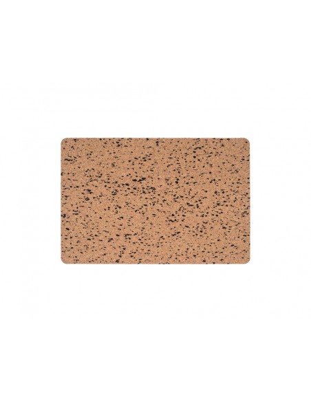 Tablero corcho sin marco bi-office eco doble cara con goma eva negra 600x400 mm