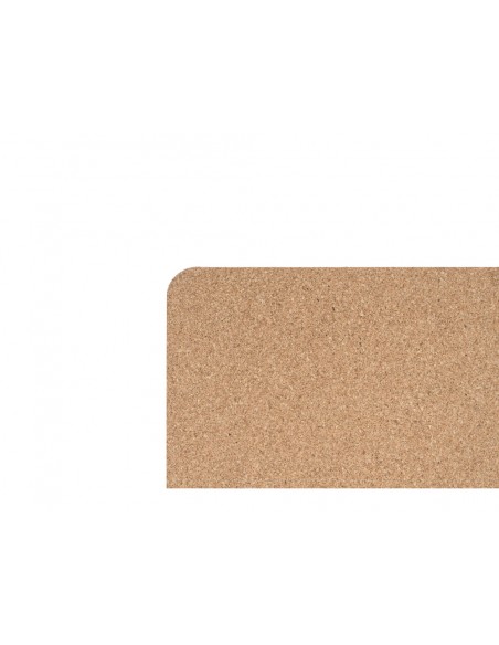 Tablero corcho sin marco bi-office eco doble cara con goma eva negra 600x400 mm