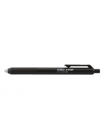 Boligrafo artline j-pop eco green retractil tinta gel 0,7 mm negro