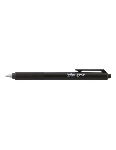 Boligrafo artline j-pop eco green retractil tinta gel 0,7 mm negro