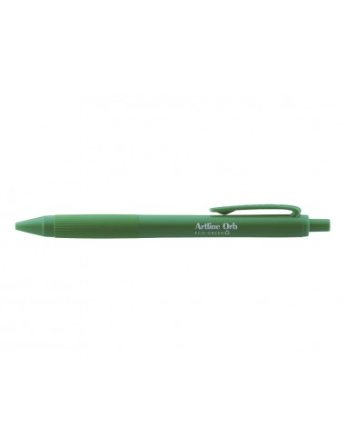 Boligrafo artline orb eco green retractil 1 mm verde