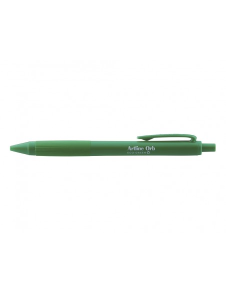 Boligrafo artline orb eco green retractil 1 mm verde