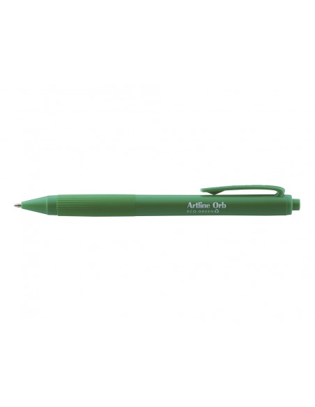 Boligrafo artline orb eco green retractil 1 mm verde