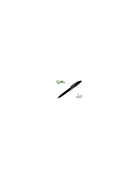 Boligrafo liderpapel punta 1 mm retractil con clip acabado soft touch tinta negra cuerponegro