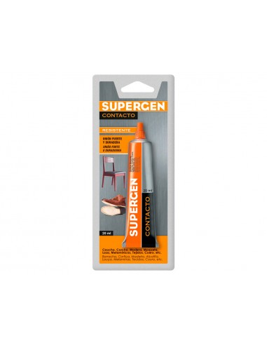 Pegamento supergen contacto 20 ml unidad