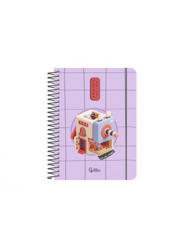 Agenda escolar liderpapel 26-27 espiral oriental diseños surtidos bilingüe 80 g papel fsc expositor 8 unidades