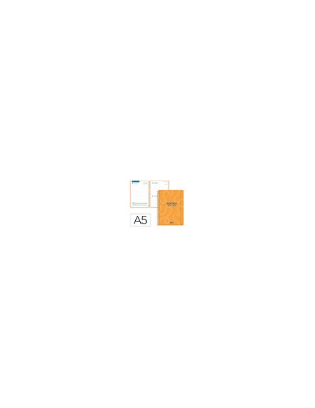 Agenda escolar liderpapel 26-27 espiral classic dia pagina a5 bilingue 70g papel fsc color4