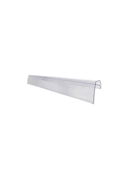 Soporte portaprecios q-connect para estanteria etiqueta 40x1000 mm transparente