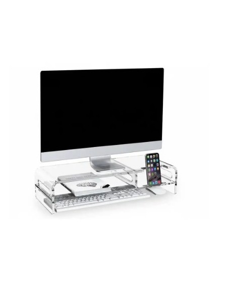 Soporte q-connect para monitor metacrilato 508x203x114 mm