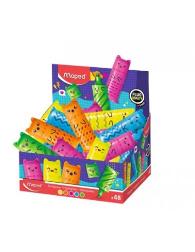 Rotulador maped fluorescente mini kawai