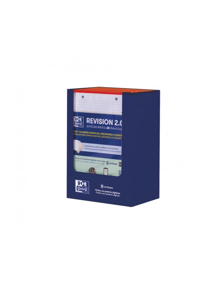 Ficha de revision oxford flashcards 2.0 148x210 mm 250 g cuadricula 5mm color rojo paquete de 30 unidades Ficha de revision oxford flashcards 2.0 148x210 mm 250 g cuadricula 5mm color rojo paquete de 30 unidades