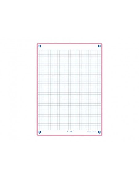 Ficha de revision oxford flashcards 2.0 148x210 mm 250 g cuadricula 5mm color rosa paquete de 30 unidades