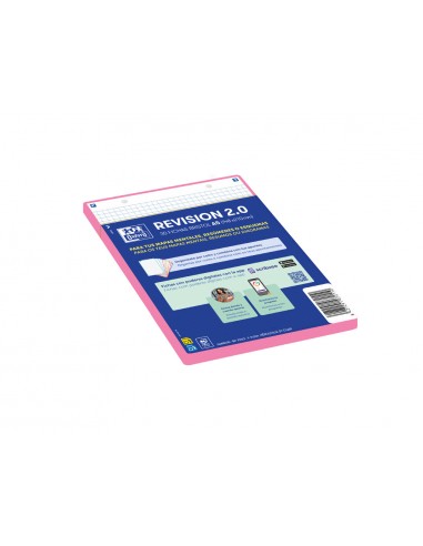 Ficha de revision oxford flashcards 2.0 148x210 mm 250 g cuadricula 5mm color rosa paquete de 30 unidades