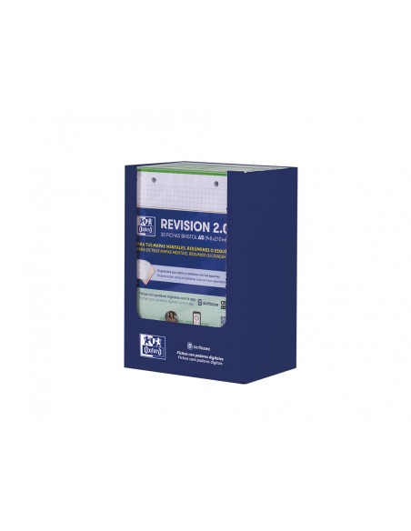 Ficha de revision oxford flashcards 2.0 148x210 mm 250 g cuadricula 5mm color verde menta paquete de 30 unidades Ficha de revision oxford flashcards 2.0 148x210 mm 250 g cuadricula 5mm color verde menta paquete de 30 unidades