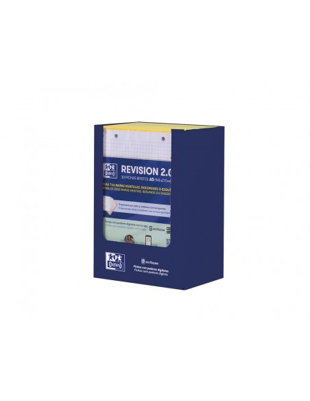 Ficha de revision oxford flashcards 2.0 148x210 mm 250 g cuadricula 5mm color amarillo paquete de 30 Ficha de revision oxford flashcards 2.0 148x210 mm 250 g cuadricula 5mm color amarillo paquete de 30