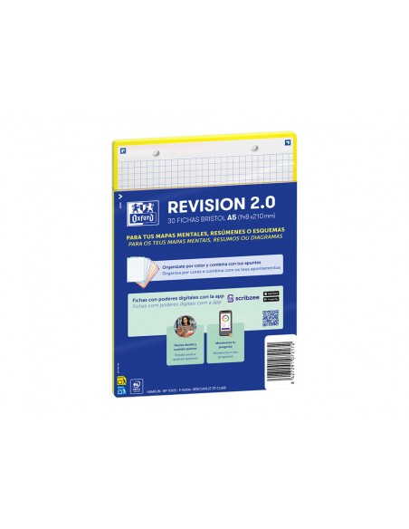 Ficha de revision oxford flashcards 2.0 148x210 mm 250 g cuadricula 5mm color amarillo paquete de 30 Ficha de revision oxford flashcards 2.0 148x210 mm 250 g cuadricula 5mm color amarillo paquete de 30