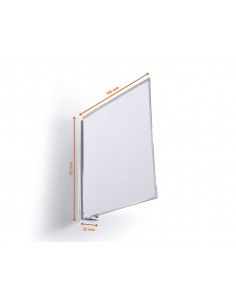 Señal de pasillo magnetica durable 149x149 mm pack de 10 unidades