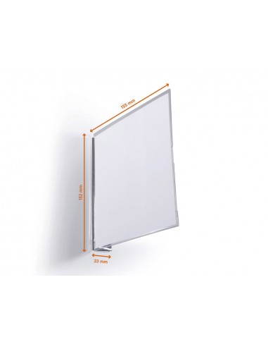 Señal de pasillo magnetica durable 149x149 mm pack de 10 unidades