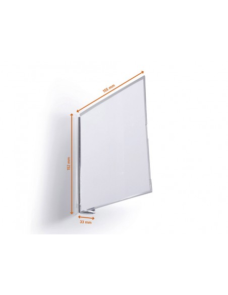 Señal de pasillo magnetica durable 149x149 mm pack de 10 unidades