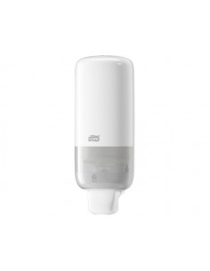 Dispensador de jabon y desinfectante tork s4 plastico blanco capacidad 1000 ml 305x122x106 mm