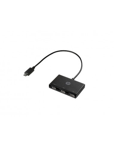 Hub hp usb-c a 3x usb-a