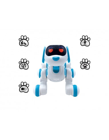 Robot inteligente lexibook perro puppy jr programable control gestual con mando a distancia
