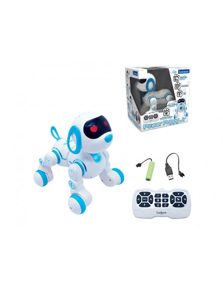 Robot inteligente lexibook perro puppy jr programable control gestual con mando a distancia