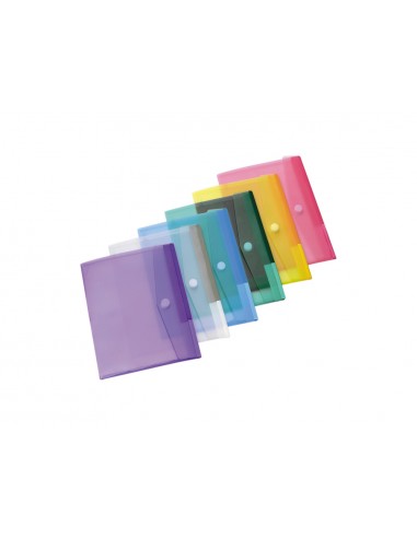 Carpeta broche djois polipropileno din a4 horizontal pack de 12 unidades colores surtidos