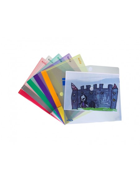 Carpeta broche djois polipropileno din a4 horizontal pack de 12 unidades colores surtidos Carpeta broche djois polipropileno din a4 horizontal pack de 12 unidades colores surtidos