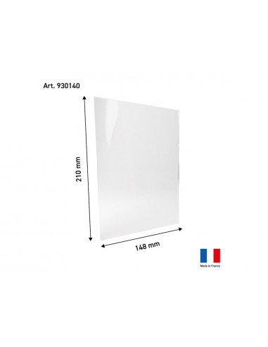 Lamina acrilica djois personalizable din a5 transparente grosor 3 mm pack de 10 unidades