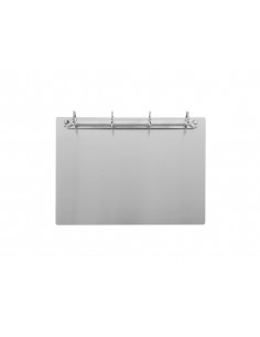 Soporte metalico magnetico djois aluminio 4 anillas 30 mm din a4 horizontal