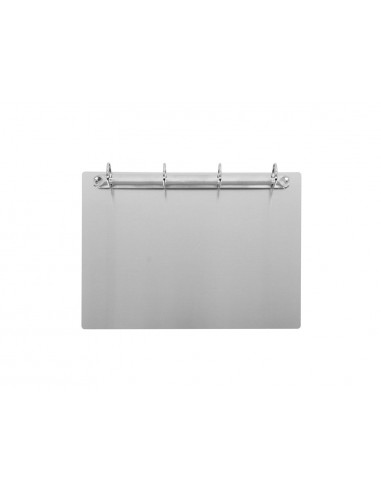 Soporte metalico magnetico djois aluminio 4 anillas 30 mm din a4 horizontal