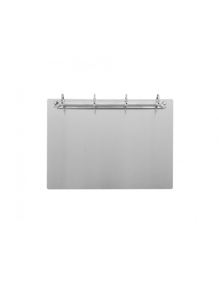 Soporte metalico magnetico djois aluminio 4 anillas 30 mm din a4 horizontal