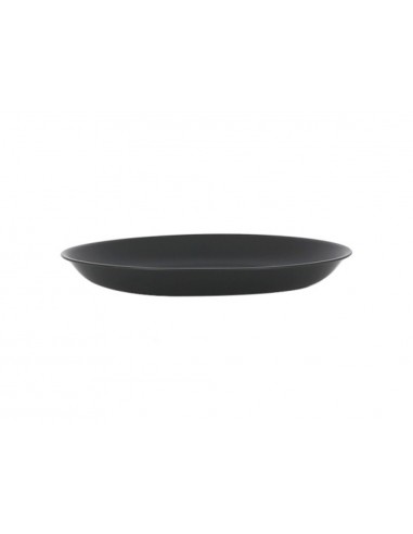 Plato polipropileno archivo 2000 llano 23,5 cm diametro reutilizable e irrompible libre bpa color gris