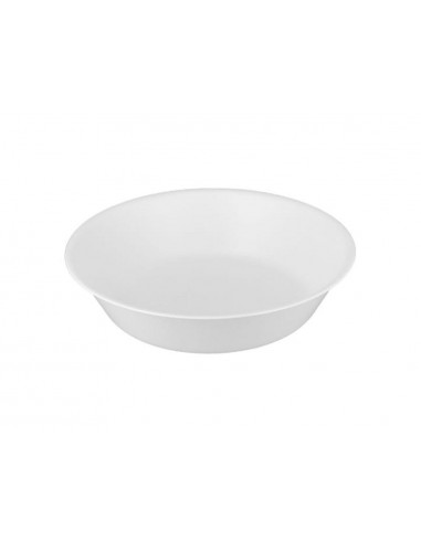 Plato polipropileno archivo 2000 hondo 17,8 cm diametro reutilizable e irrompible libre bpa color blanco