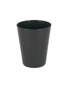Vaso polipropileno archivo 2000 reutilizable libre bpa capacidad 330 ml color gris antracita