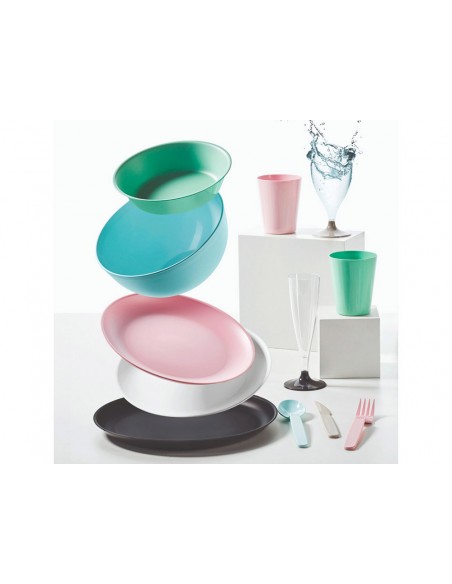 Vaso polipropileno archivo 2000 reutilizable libre bpa capacidad 330 ml color blanco