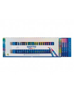 Rotulador giotto turbo pro doble punta caja de 30 unidades colores surtidos