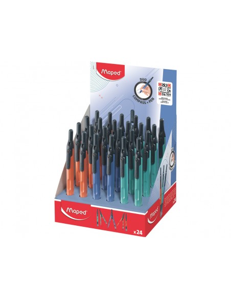 Compas maped duo pen colores surtidos