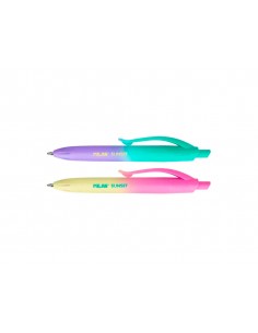 Boligrafo milan p1 touch mini retractil sunset