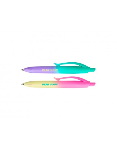 Boligrafo milan p1 touch mini retractil sunset
